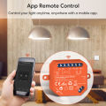 LoraTap Tuya ZigBee Wireless 2 Gang Switch Relay Module Smart Life App Remote Control Timer Work with  Assistant Alexa. 