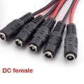 (5Pcs) 12V Female DC Power Socket Jack Connector Cable 5.5x2.1mm DC Female Socket. 
