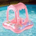 1pc Pool Floats with Canopy,Pool Float, Swimming Ring Floaties for Pool, Beach Toys for Party.
