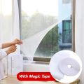 Anti Fly Mosquito Net DIY Self-Adhesive Fly Mosquito Window Net Mesh Mosquito Insect Bug Net Curtains for Windows. 