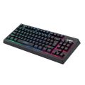 RGB Rainbow Gaming Keyboard and Mouse Combo, Compact 87 Keys Backlit Computer Keyboard with Gaming Mouse, USB Wired Set for PC Gamer Laptop Work. 