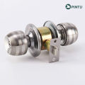 High quality simple installation stainless steel round copper ball lock cylinder door knob lock cylinder. 