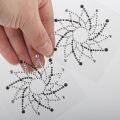 1 Pair  Nipple Transparent Self Adhesive Breathable Comfortable Stickers Rhinestone Breast Petals Lingerie Pasties Bras. 