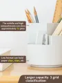 1PC Organize Your Desk With This 360°Rotating Pencil Case -Perfect For Office Home School & Students. 
