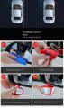 1Pair360Degree HD Car Blind Spot Mirror Rotatable Adjustable Wide Angle Exterior Automobile Rear View Mirror Parking Mirrorb. 