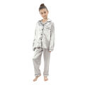 2 4 6 8 10 12 14 Years Children's Loungewear Teenage Satin Sleepwear Spring Autumn Boy Girl Pyjamas Kids Long Sleeved Pajama Set. 