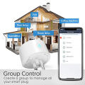 Tuya Zigbee Smart Socket US Plug 10A Timing Function Smart Life App WiFi Outlets Works With Alexa . 