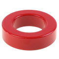T200-2 T157-2 Iron Ferrite Toroid Cores For Inductors Iron Powder Core Red Ring Low Permeability Powder Core 75μo 10μo. 