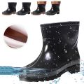 Man Short Rubber Rainboots Rubber Boots For Garden Man Rain Footwear Rain Shoes Mens Water Shoes 11. 