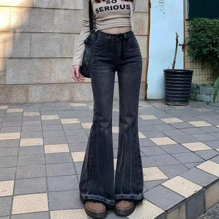 Woman%20High%20Waist%20Vintage%20Casual%20Flare%20Jeans%20Girls%20Elastic%20Slim%20Fit%20Bell%20Bottom%20Pants%20Lady%20Fashion%20Blue%20Black%20Grey%20Denim%20Trousers%20-%20Image%207
