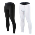 Compression pants men tight leggings thin elastic bottom Sports solid color underpants Fitness Soft Trousers. 