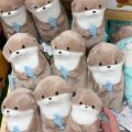 10cm Kawaii Otter Plush Toys Soft Sea Otter Stuffed Animals Plushies Cute Hanging Pendant Props for School Bag Key Wallet . 