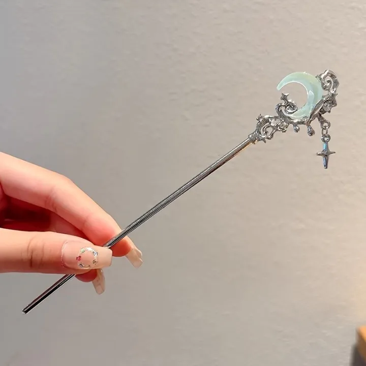 Hairpine 1pc Vintage Moonstone Alloy Hairpin Exquisite Chinese Perfect Gifts for ...