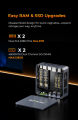 GMKtec Mini PC M6 Ultra Nucbox AMD R5 7640HS 6-core 12-thread DDR5 4800Mhz Pcie 3.0 SSD WIFI 6 BT5.2 Win11 Pro Desktop Gaming PC. 