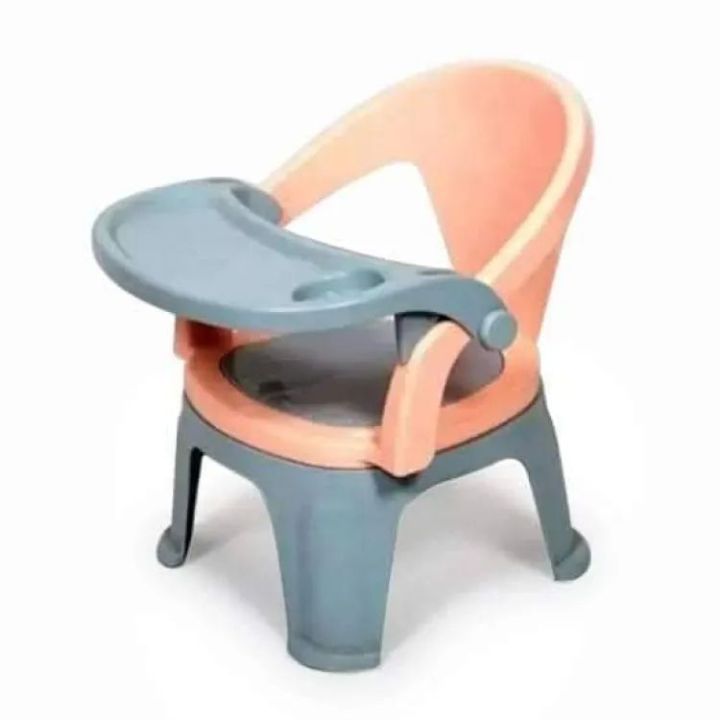 Baby Chair With Tray - Trendy and Comfortable Baby Plastic Feeding Chair 1