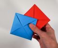 Stylish Origami Envelopes for Gifting, Storage, and Decoration – Premium Paper in Vibrant Colors Ddakji game Inspire by squid game. 
