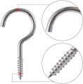 12 pcs Screw Hooks with Wall 1.25 Inch Height M S Screw-in Hooks Eye Bolt Ceiling Hook Screw Hanger. 