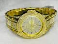 Fashionable Golden Colour Ice Watch For Men& Women. 