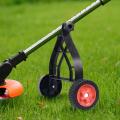 Adjustable String Trimmer Support Wheels Push Lawn Mower Stand Auxiliary Wheels Universal Lawn Mower Stand For Brush Cutter Part. 
