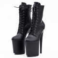 Stripper 8" Platform Lace Up Cтрипы Pole Dance Ankle High Boots In Stock Fast Shipping Size36-43.