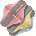 1/2/4pcs Reusable Leak Proof Sanitary Pads Menstrual Cloth Pads Washable Breathable Period Heavy Flow Night Use.