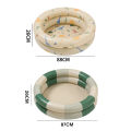 Inflatable Pool Baby Retro Blow Up Swimming Pool Family Cute Style Thickened Water Pool.