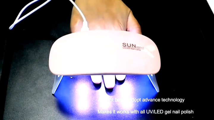 6W Mini Nail Dryer Machine Portable 6 LED UV Manicure Lamp Home Use Nail Lamp For Drying Polish Varnish With USB Cable SUNmini 6W LED UV Nail Dryer Lamp – Portable USB Gel Polish Curing Light for Manicure and Pedicure