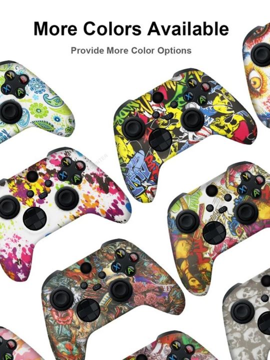 Silicone%20Protective%20Case%20Skin%20For%20Xbox%20Series%20X/S%20Controller%20Gamepad%20Accessories%20Thumbstick%20Grips%20Caps%20Joystick%20Cover%20Shell%20-%20Image%204