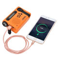 Portable Solar Hand Crank Radio 3 In 1 2000mAh Power Bank Phone Charger Flashlight Emergency Radio AM/FM/SW Weather Radios.
