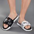 Stylish Black and White Color Slides Slipper for Men - Slides For Men.