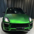 Premium Matte Chrome Green Metallic Vinyl Wrap Film Roll Self Adhesive Decal Sticker Car Wrapping Foil DIY Air-Release. 