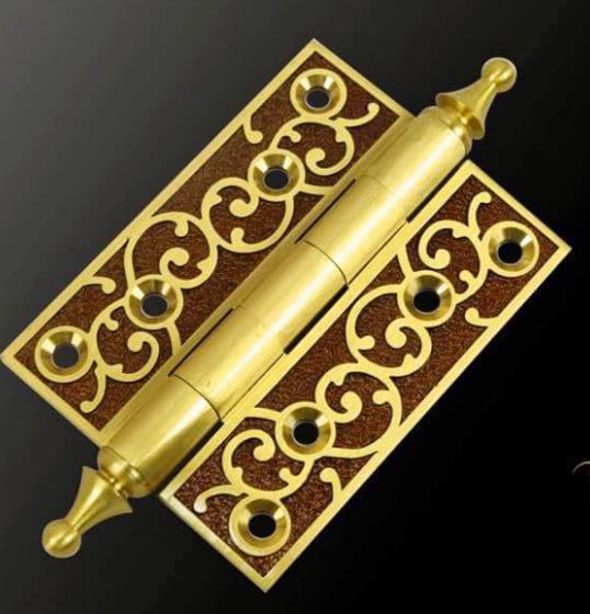100% brass door hings/kobja