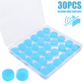 30pcs Silicone Ear Plugs Reusable Silicone Earplugs for Sleeping Swimming Traveling Working Noise Reduction Flexible Ear Plugs. 