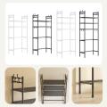 No Drill Wall Shelf High Strength Adjustable Load Bearing Multi Space Storage for Kitchen Bathroom Rent Friendly Easy Install. 