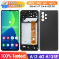 6.6" A13 Screen Screen Replacement, for Samsung Galaxy A13 A135 A135F A135F/DS A135M Lcd Display Digital Touch Screen With Frame. 