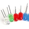 50-100Pcs 5mm Led Diode Bright Multicolor Individual Light Emitting Diodes Assortment Mini Green/Blue/Yellow/Orange/White Lamps. 