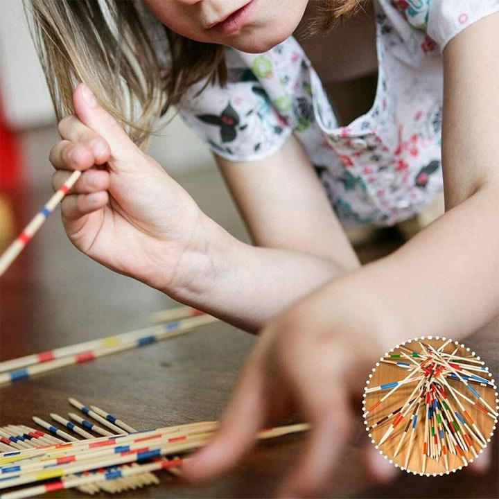 1/3/5/10Set Traditional Mikado Spiel Pick Up Stick With Box Multiplayer ...