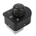 1J1959565E Rearview Mirror Switch Knob Heating Control For Bora Golf Jetta ABS Plastics Switch Rear Mirror On/Off. 