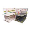 Diorama 1/32 Car Garage Parking Lot Model PVC Garage DIY Scene DieCast Car Model For Kids Present. 