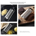 Stainless Steel Cheese Chocolate Slicer Multipurpose Cheese Slicer Wide Mouth Black Handle Lemon Slicer Kitchen Kitchenware. 