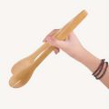 1pc, Serving Tongs, Food Tongs, Barbecue Tongs, Wooden Fruit Tongs,Bread Tongs,Steak Tongs,Salad Tongs, Dessert Tongs for Buffet. 