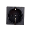 RG-02 European Germany waterproof schuko socket outlet snap in receptacle for UPS. 