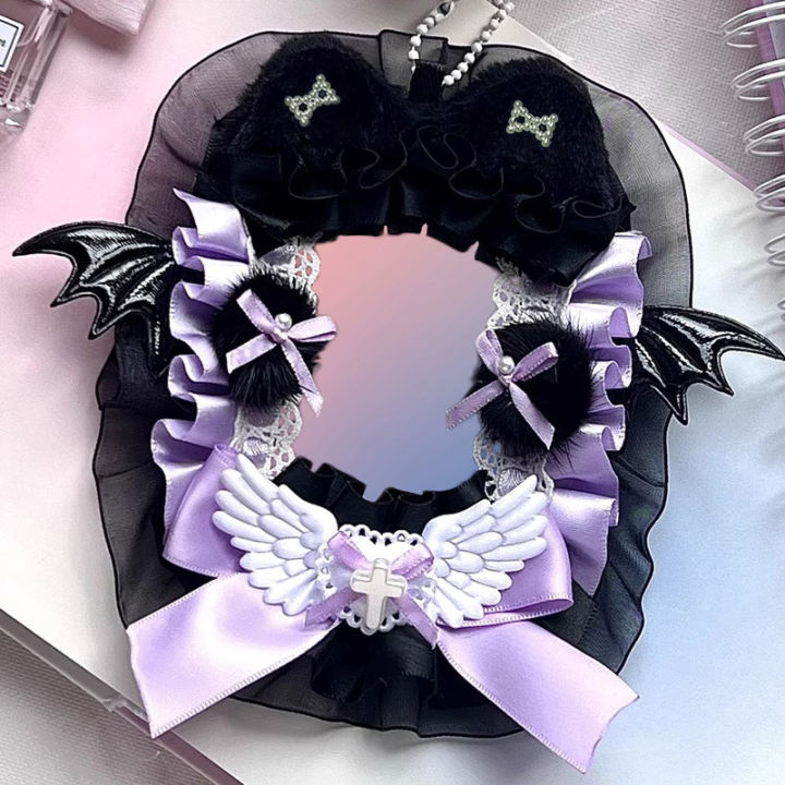 1Pc%20Lace%20Bat%20Wings%20Photo%20Card%20Holder,%20Anime%20Character%20Merchandise,%20Guka%20Display%20Card,%20Celebrity%20Fan%20Club%20Otaku%20B8%20Small%20Card,%20Otaku%20Ita%20Bag%20Decoration%20Card%20Holder%20-%20Image%202
