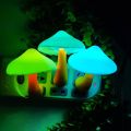 LED Sensor Mushroom Night Light Plug in Lamp. 