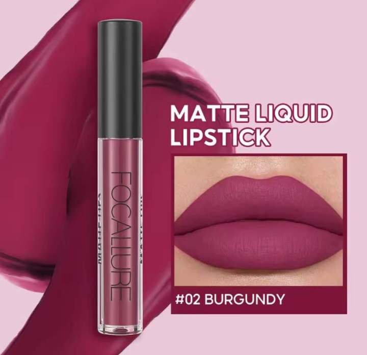 FOCALLURE%20Matte%20Liquid%20Lipstick%20Waterproof%20Long-lasting%20Lightweight%20Lip%20Gloss%20Lips%20Glaze%20Lips%20-%20Image%205
