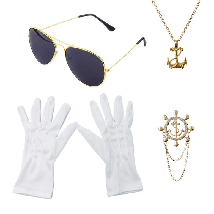 Festival%20Party%20Cosplay%20Navy%20Captain%20Dress%20Up%20Costume%20Accessories%20Sailor%20Role%20Playing%20Hat%20Set%20-%20Image%204