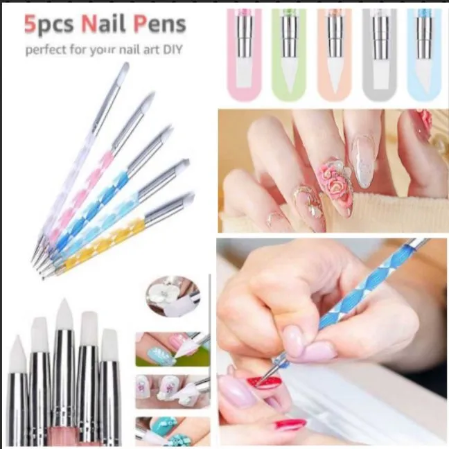 5%20PCs%20Nail%20Dotting%20Pen%20Silicone%20Nail%20Art%20Pen%20Brushes%20Set%20Acrylic%20Nail%20Brush%20For%20Nail%20Art%20Tools%20-%20Image%204
