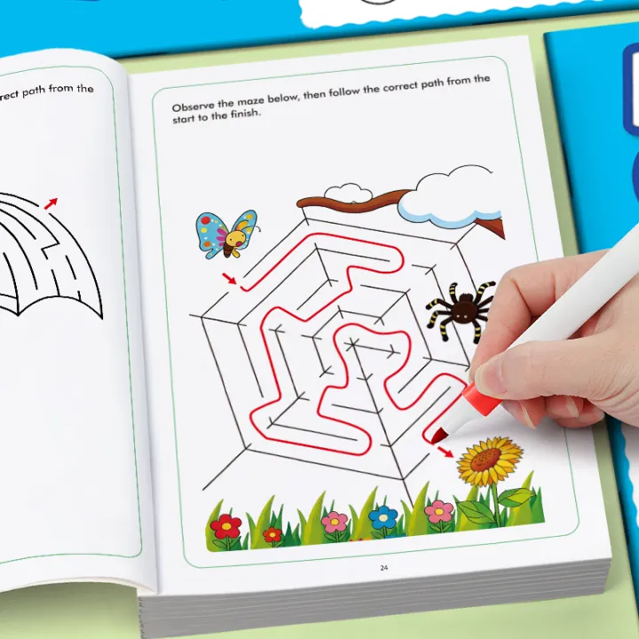 A%2032-Page%20Maze%20Game%20Book%20Designed%20for%20Children%20Aged%203%20and%20Above,%20Ideal%20for%20Preschool%20Learning.%20It%20Helps%20Improve%20Concentration%20and%20Fine%20Motor%20Skills,%20Making%20It%20an%20Excellent%20Birthday%20.%20-%20Image%206