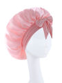 Silk Bonnet for Sleeping Women Satin Bonnet Hair Bonnet night sleep cap scarf wrap for curly hair With Tie Band for Curly Ha.