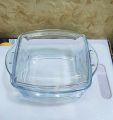 Square Casserole with Glass Lid Baking Dish with Lid Glass Bowl  single 1 piece. 